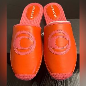 Channing Leather Espadrille| Mango| NWOT